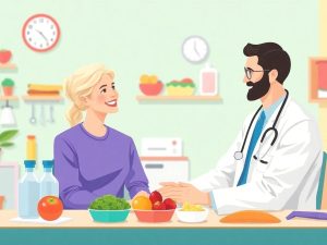 Consultare medicală prietenoasă pentru prevenția sănătății.