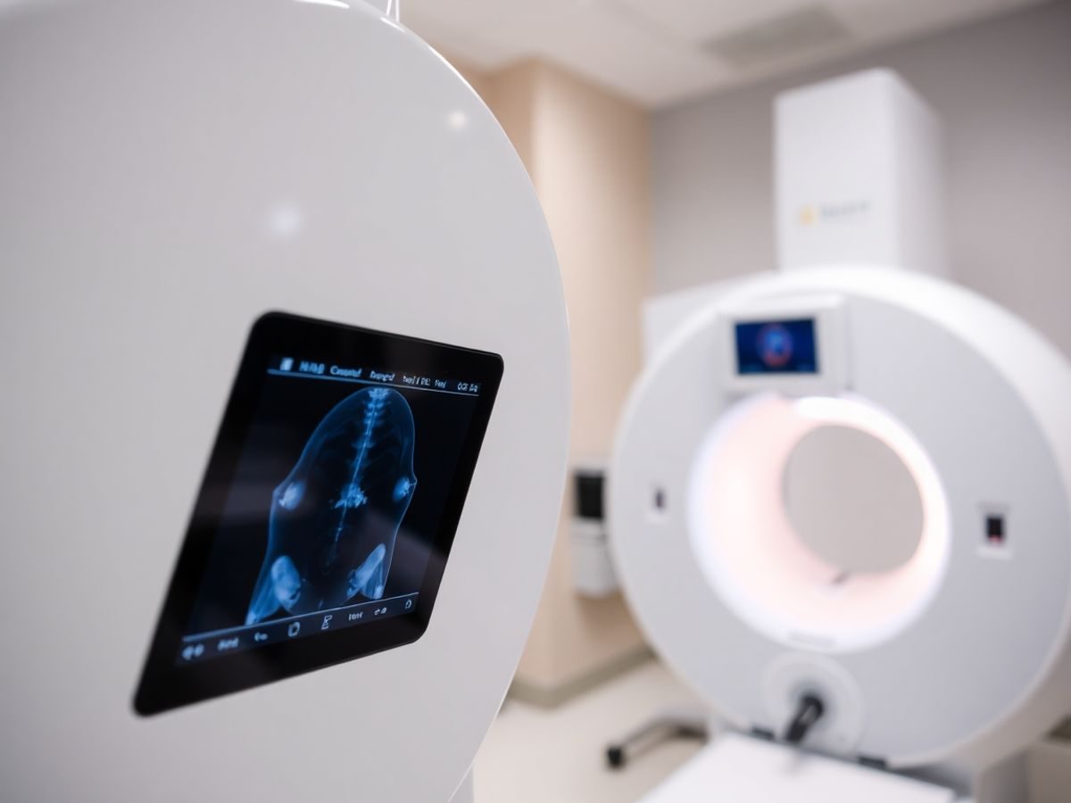 Echipament de imagistică medicală avansat în clinică.