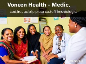 Grup de femei la consultație medicală la MedicPlus.