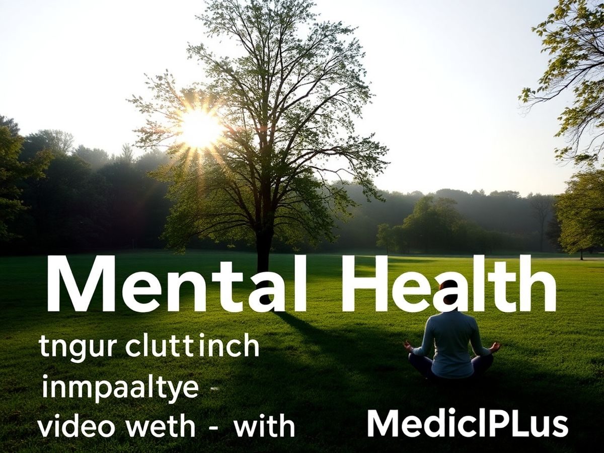 Peisaj natural liniștit pentru sănătatea mintală.