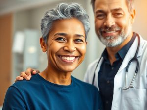 Pacient zâmbitor, medic binevoitor, tratament personalizat.