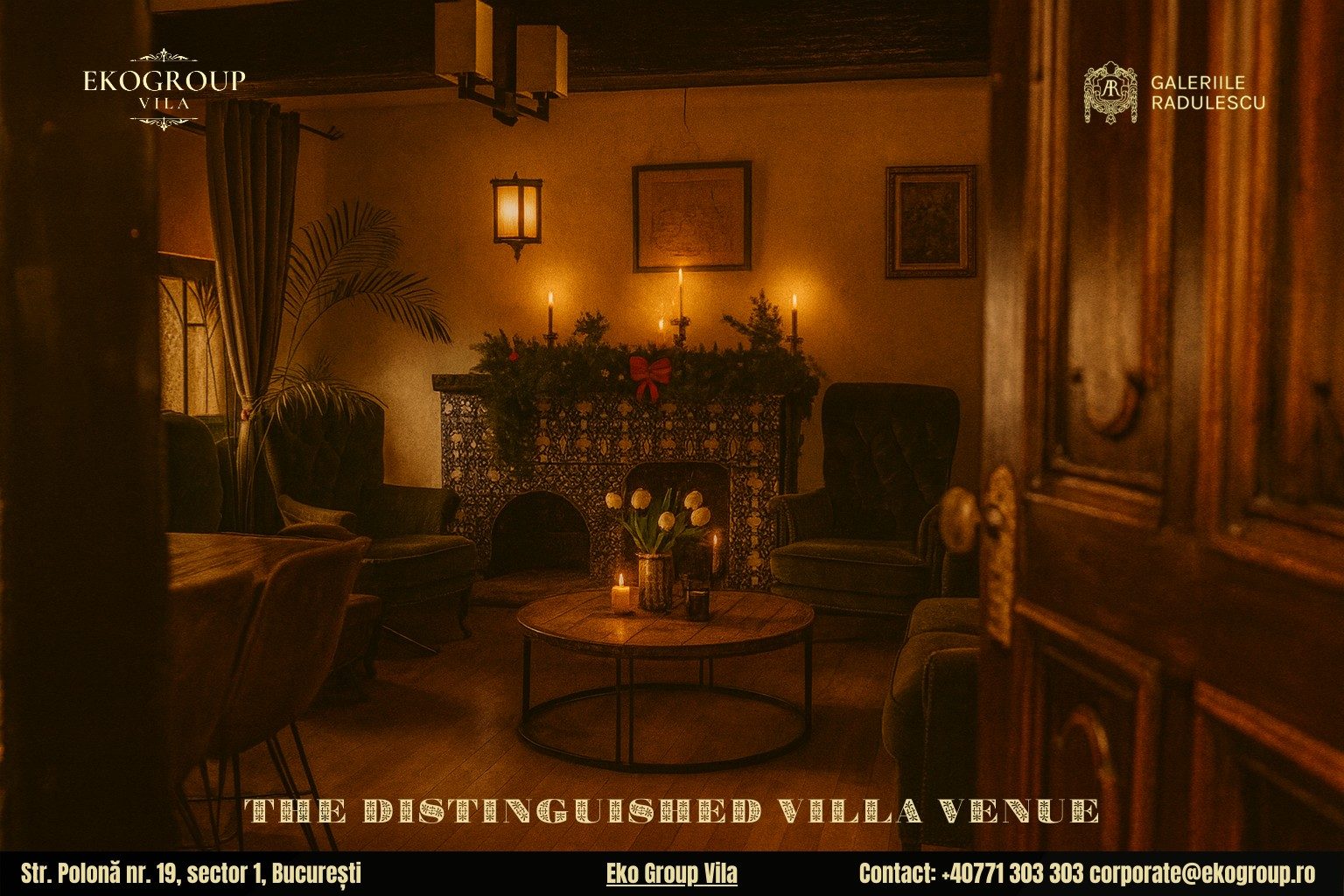 Destinații de Crăciun în București: Crăciunul anilor ’30 la Eko Group Vila, o eleganță desăvârșită 5 Destinații de Crăciun în București: Crăciunul anilor ’30 la Eko Group Vila, o eleganță desăvârșită