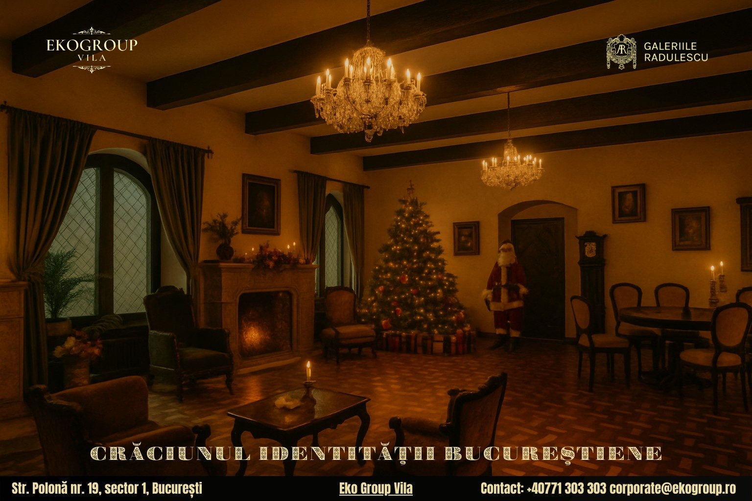 Descoperă cele mai fermecătoare evenimente de Crăciun București: Crăciunul anilor ’30 la Eko Group Vila, o experiență unică în capitală 3 Descoperă cele mai fermecătoare evenimente de Crăciun București: Crăciunul anilor ’30 la Eko Group Vila, o experiență unică în capitală